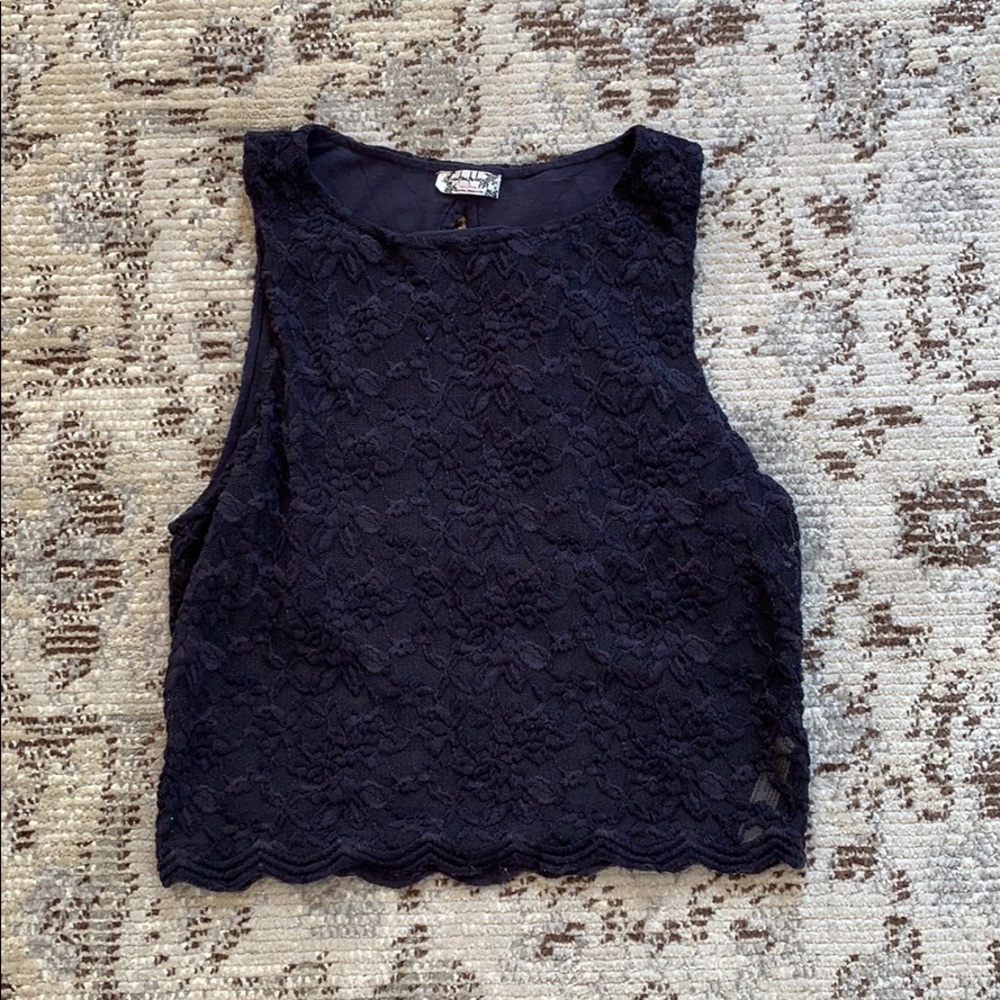 Free People Lace Crop Top